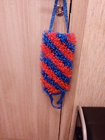 Мочалка на искосок